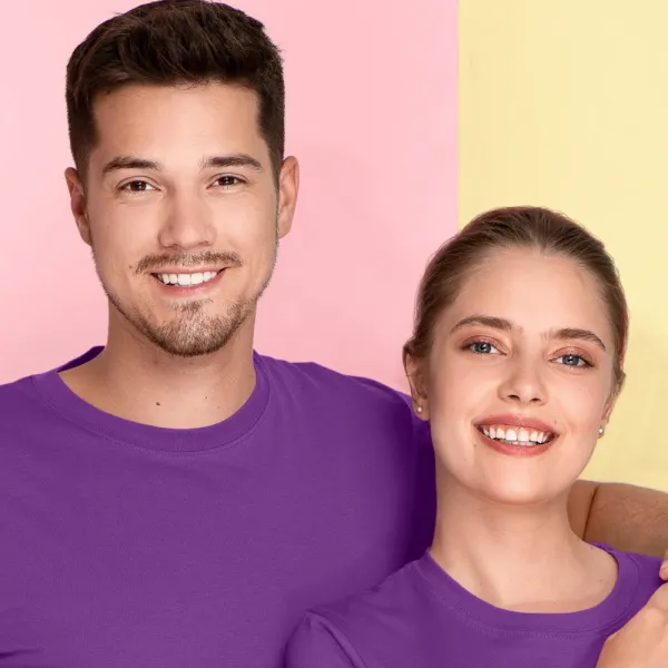 Lichtgewicht T-shirt met korte mouwen - Klassieke ronde halslijn