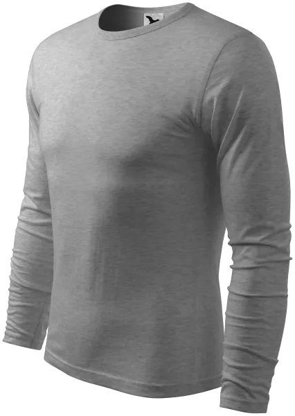 Heren T-shirt met lange mouwen - Heren katoenen t-shirt voor elke dag