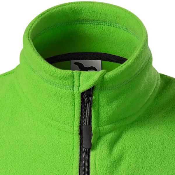 Contrast vest van fleece - Ritssluiting tot aan de kin