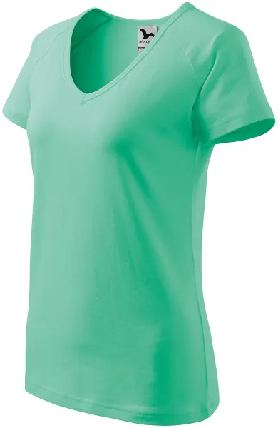 Dames slim fit T-shirt met raglanmouwen - Dames T-shirt voor dagelijks gebruik