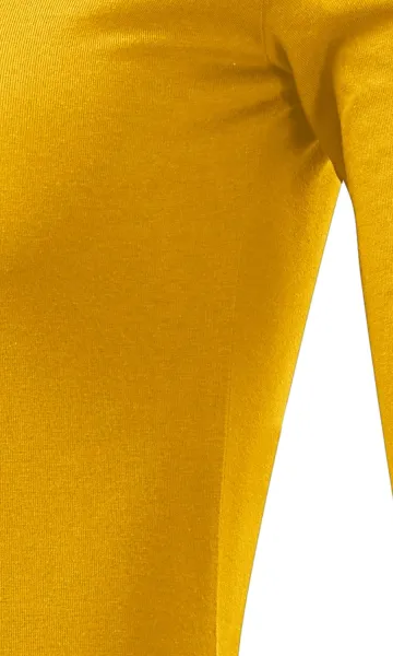 Dames T-shirt met lange mouwen - Gesneden met zijnaden