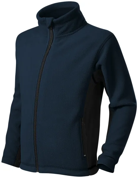 Contrasterend fleecejack voor kinderen - Kinderfleecejack met contrasterende elementen