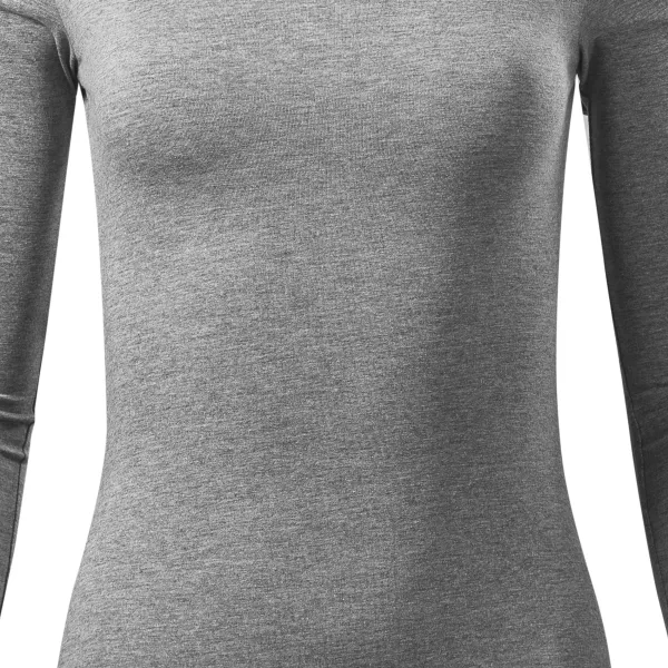 Dames T-shirt met lange mouwen - Licht getailleerde snit