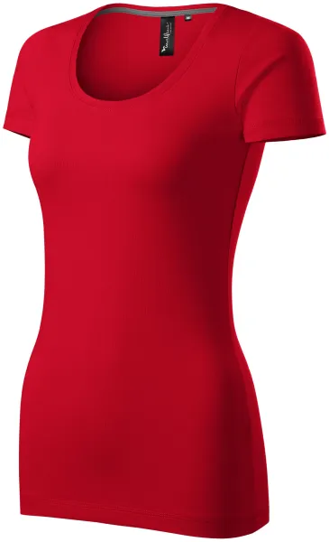 Dames T-shirt met decoratieve stiksels - Dames T-shirt voor dagelijks gebruik