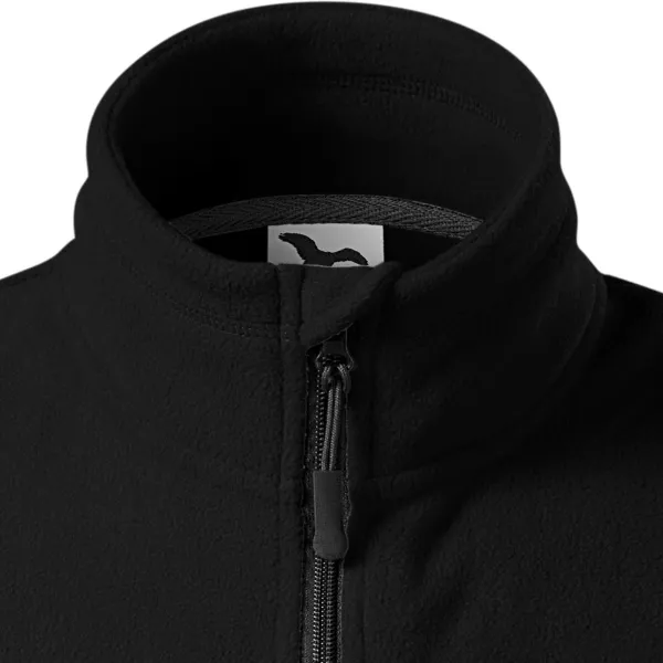 Contrast vest van fleece - Ritssluiting tot aan de kin