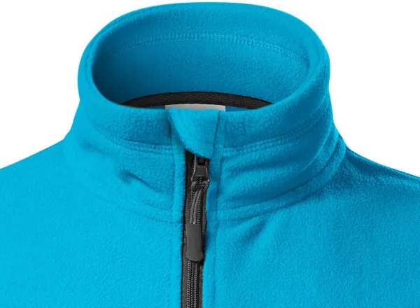 Dames fleece contrast jack - Ritssluiting tot aan de kin