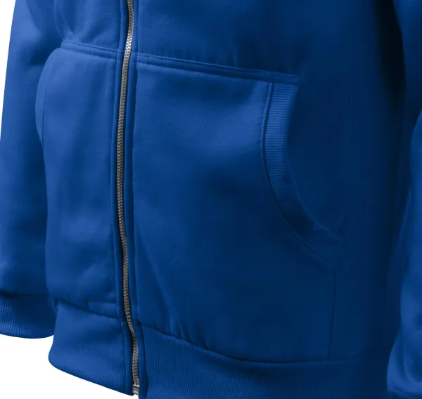 Eenvoudig herensweatshirt zonder capuchon - Zakken in kangoeroestijl