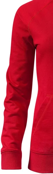 Dames contrasterend sweatshirt met capuchon - Klassieke lange mouwen