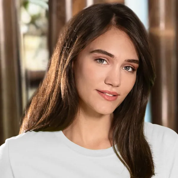 Klassiek dames T-shirt - Klassieke ronde halslijn