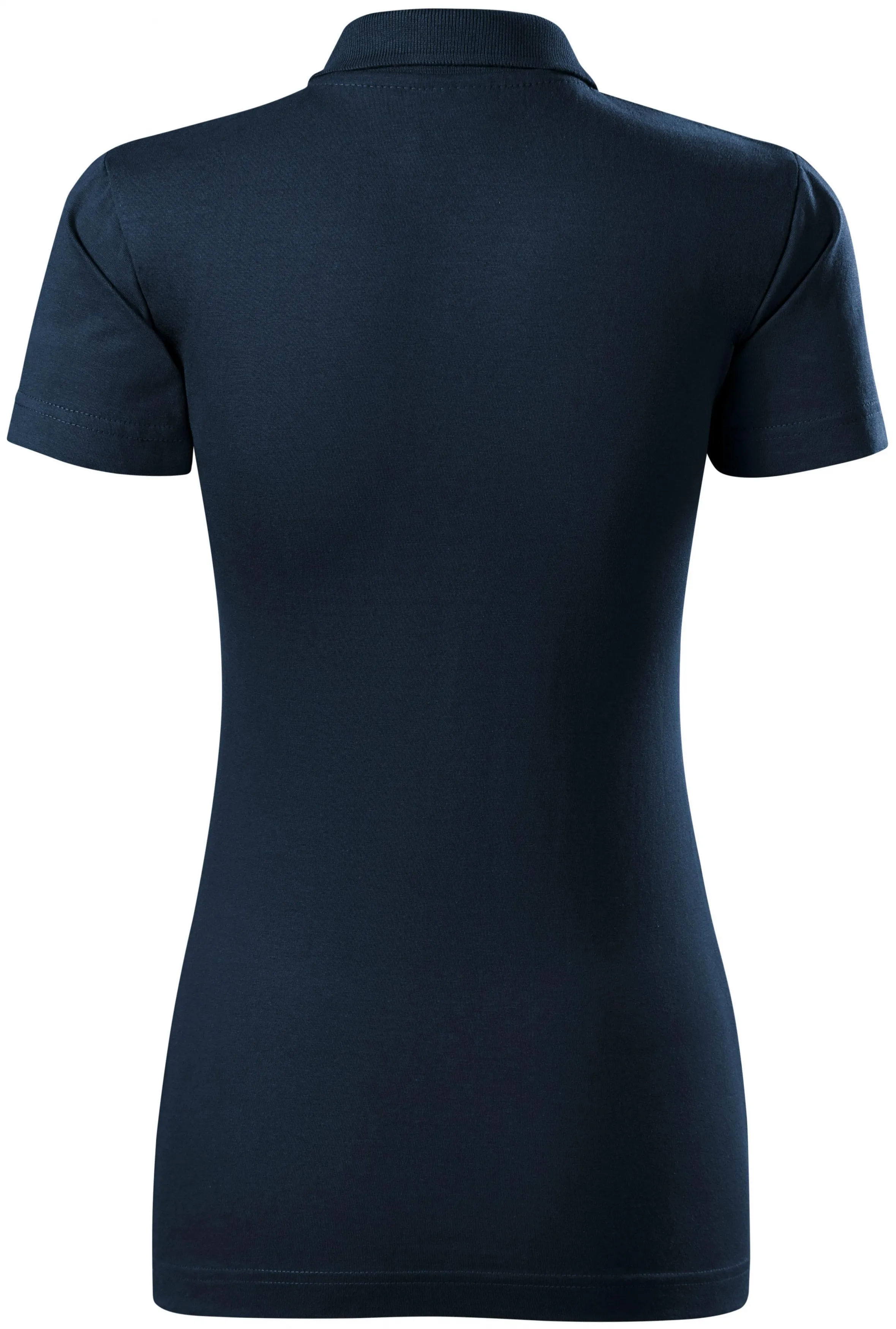 Slim-fit poloshirt voor dames, donkerblauw, S